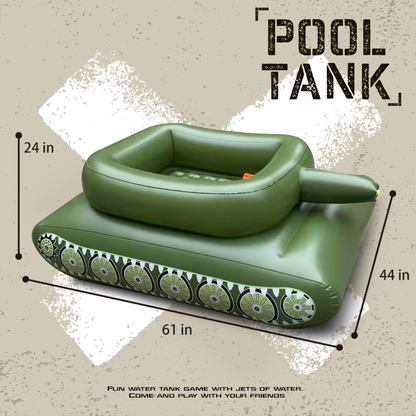 Inflatable Pool Tank with Water Jets - Fun for Adults & Kids