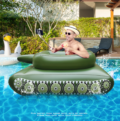 Inflatable Pool Tank with Water Jets - Fun for Adults & Kids